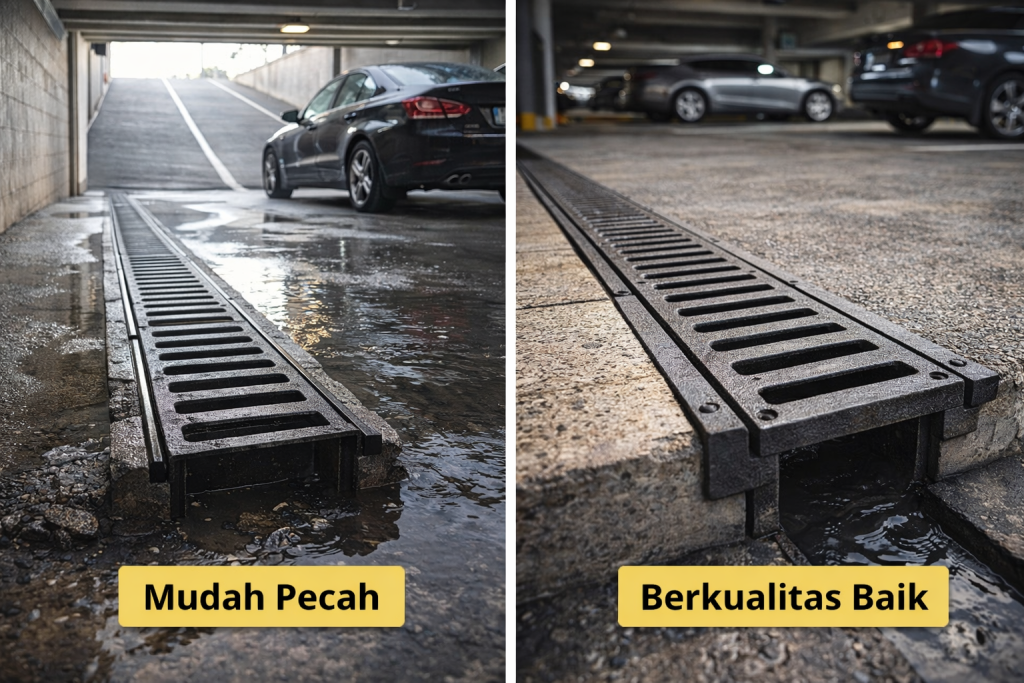 masakah drainase basement dan solusi dengan grill gutter