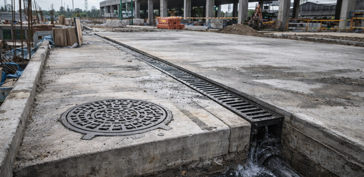 drainase proyek infrastruktur